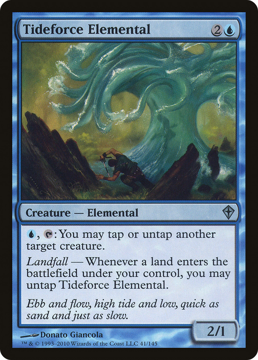 Tideforce Elemental (WWK-041) - Worldwake Foil