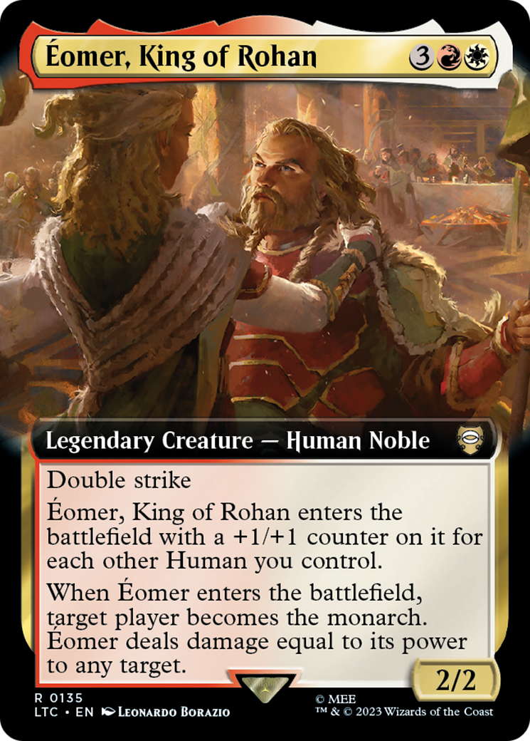 Éomer, King of Rohan (LTC-135) - Tales of Middle-earth Commander: (Extended Art)