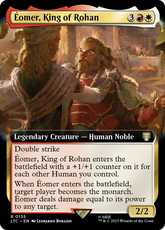 Éomer, King of Rohan (LTC-135) - Tales of Middle-earth Commander: (Extended Art)