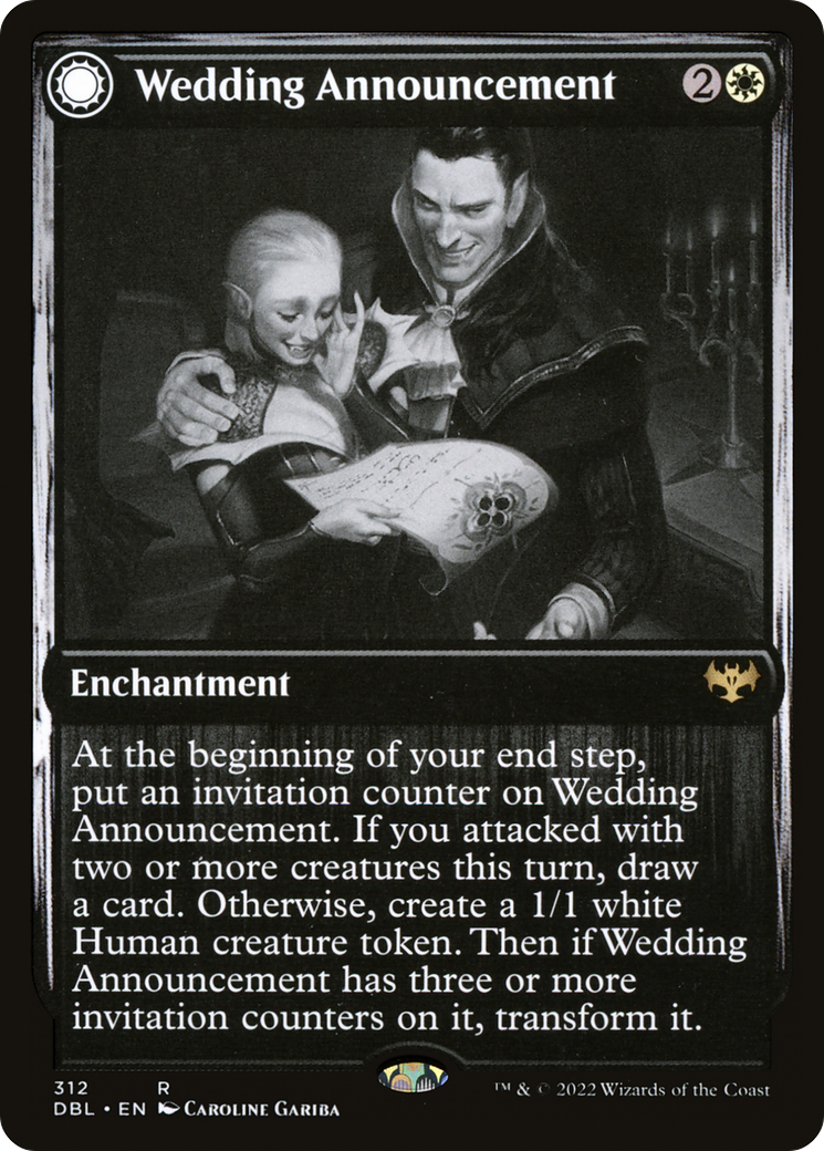 Wedding Announcement // Wedding Festivity (DBL-312) - Innistrad: Double Feature: (Double Faced Transform)
