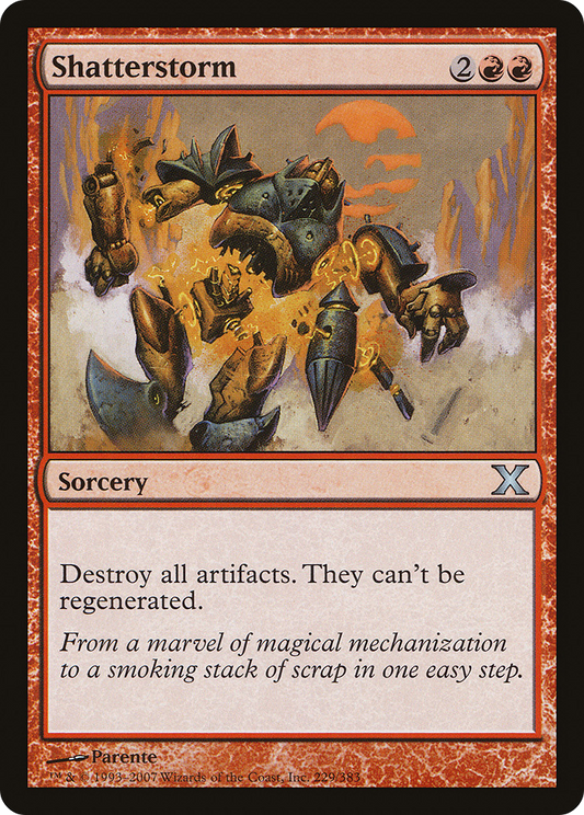 Shatterstorm (10E-229) - Tenth Edition Foil