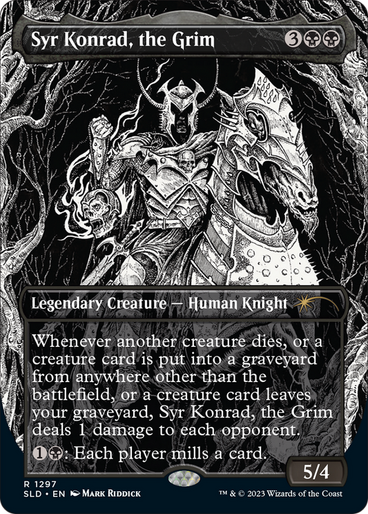 Syr Konrad, the Grim (SLD-1297) - Secret Lair Drop (Borderless) Foil