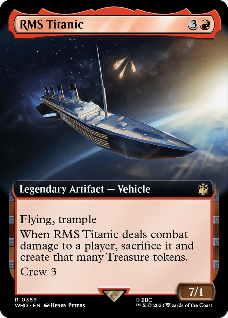 RMS Titanic (WHO-389) - Doctor Who: (Extended Art)