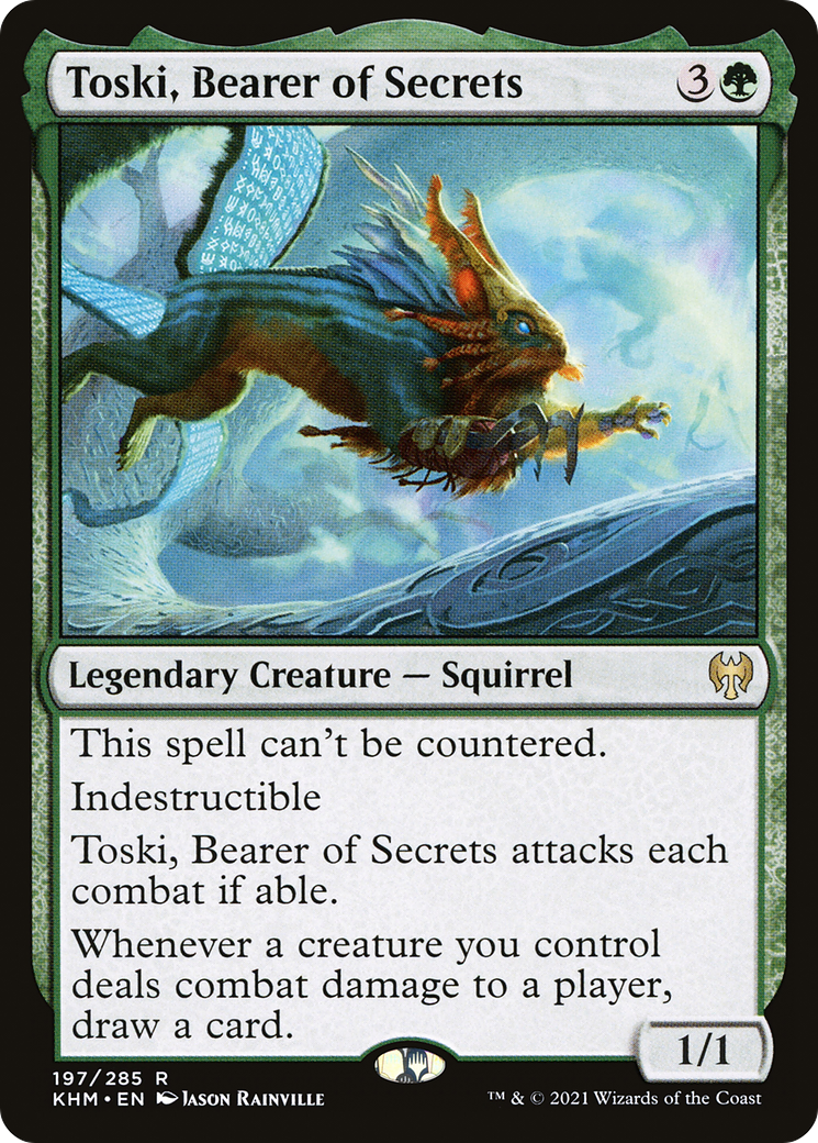 Toski, Bearer of Secrets (KHM-197) - Kaldheim Foil