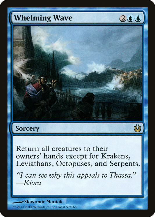 Whelming Wave (BNG-057) - Born of the Gods Foil