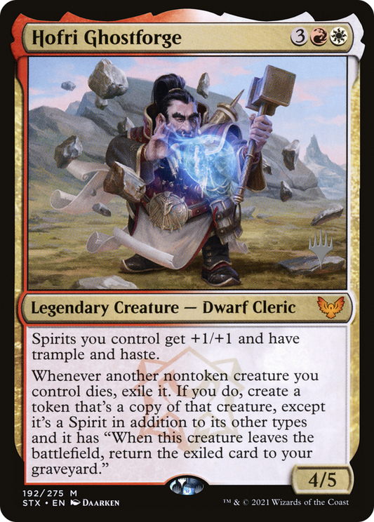 Hofri Ghostforge (PPSTX-192P) - Strixhaven: School of Mages Promos Foil