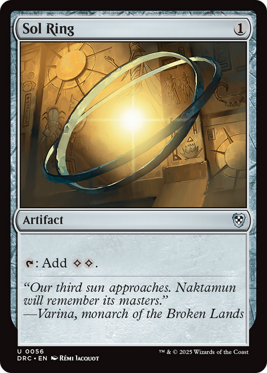 Sol Ring (DRC-056) - Commander: Aetherdrift