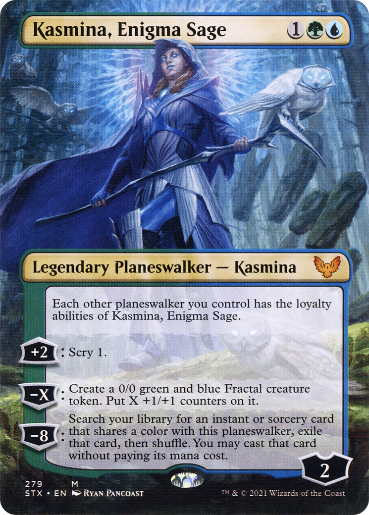 Kasmina, Enigma Sage (STX-279) - Strixhaven: School of Mages (Borderless) Foil