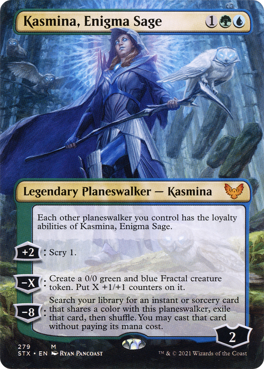 Kasmina, Enigma Sage (STX-279) - Strixhaven: School of Mages (Borderless) Foil